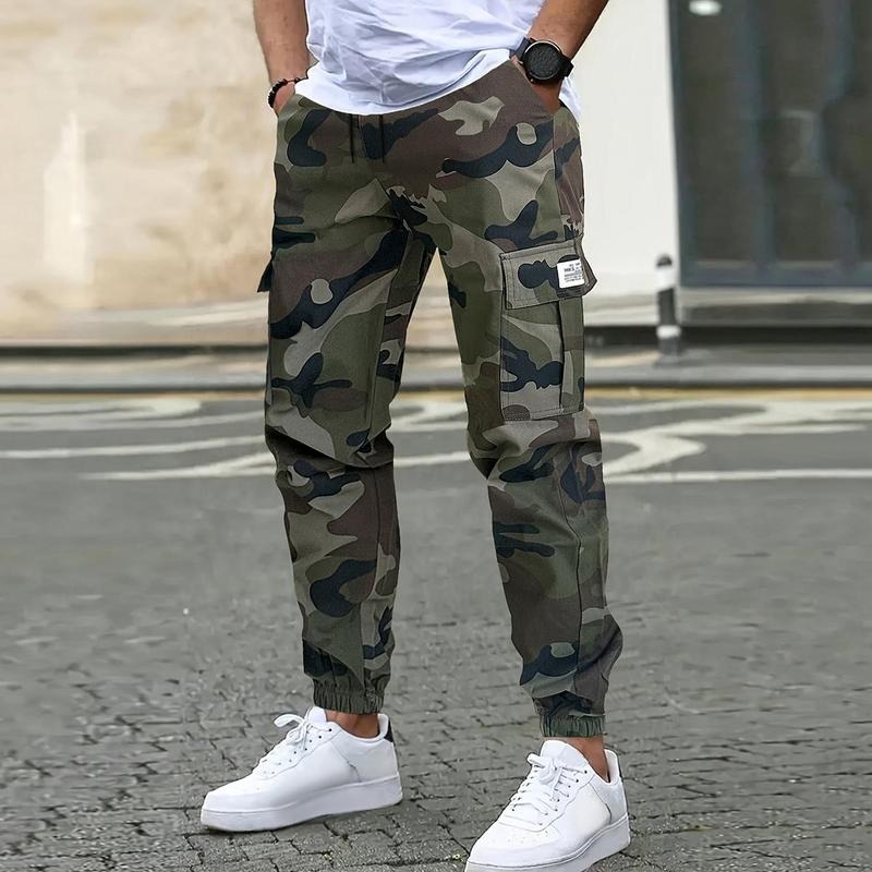 Men's Multi - Pocket Streetwear Cargo Pants - Rugged Durable Construction