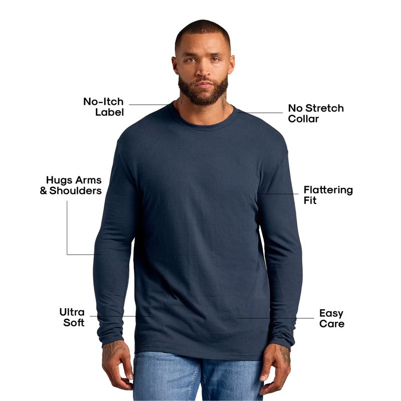 Classic Long Sleeve Crew Neck Tee — Everyday Essential