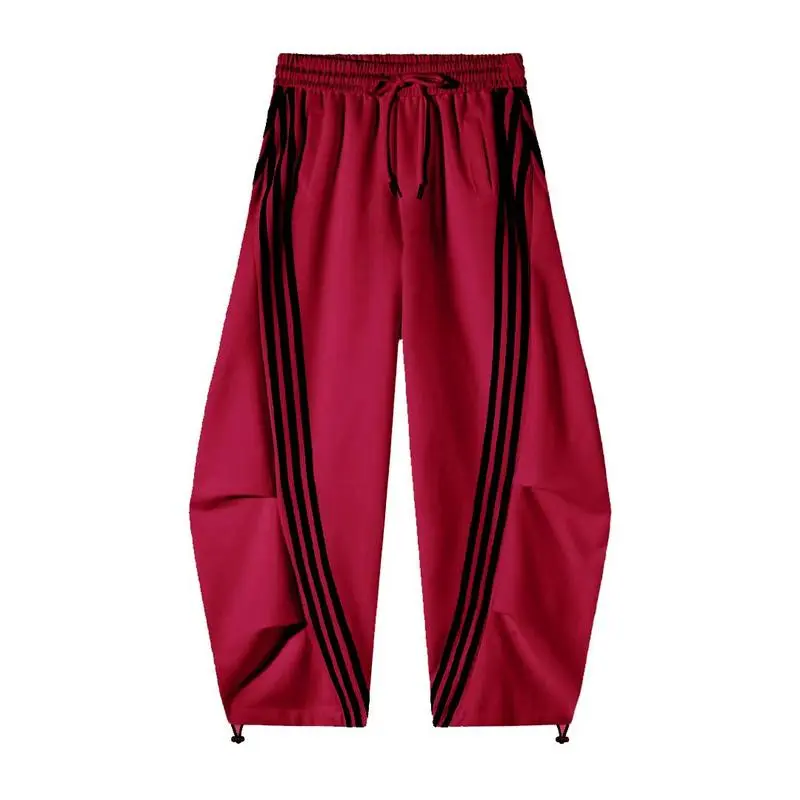 Women’s Loose Wide Leg Striped Track Pants