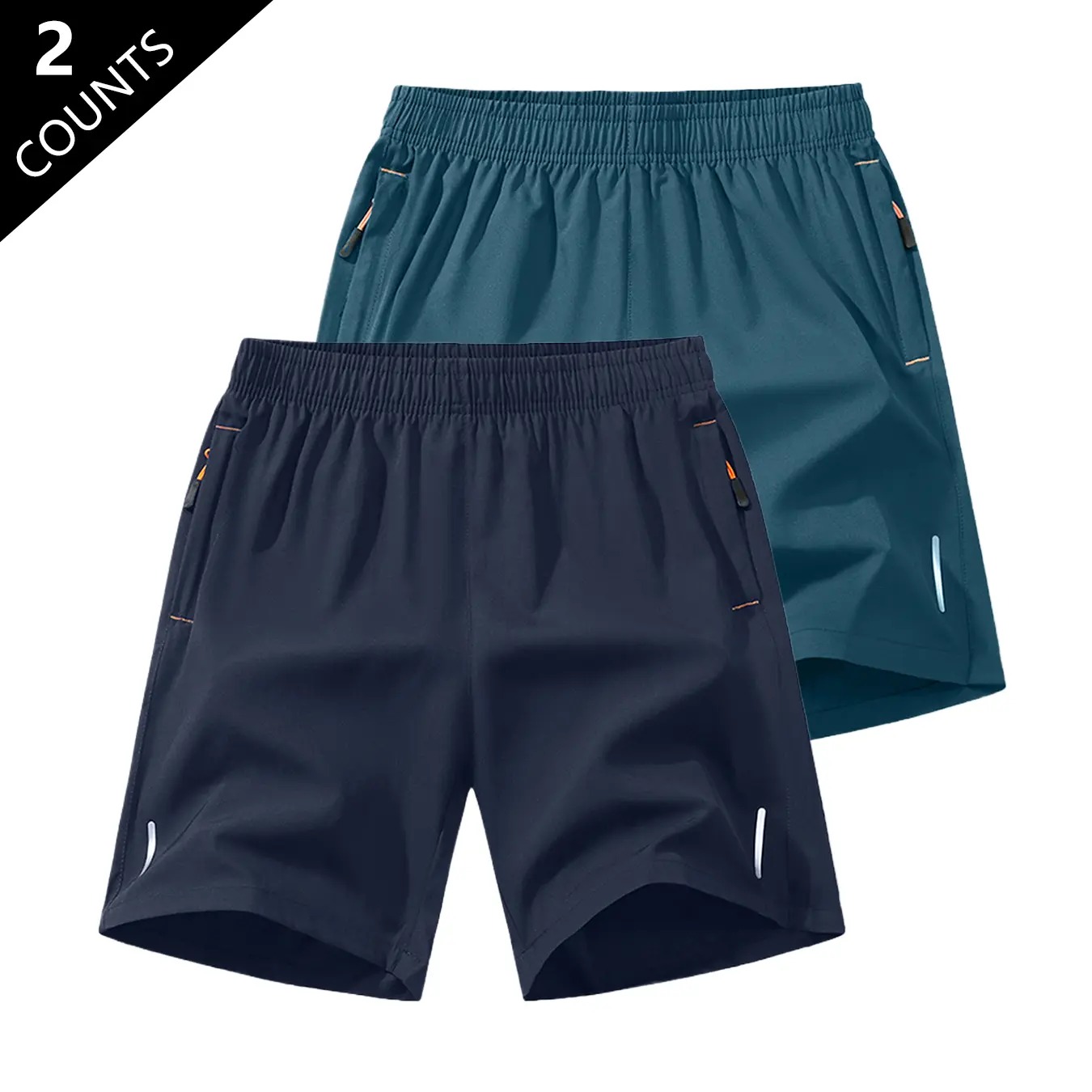 🌴🌴🌴Men's Breathable 3/4-Length Cargo Shorts with Zipper Pockets