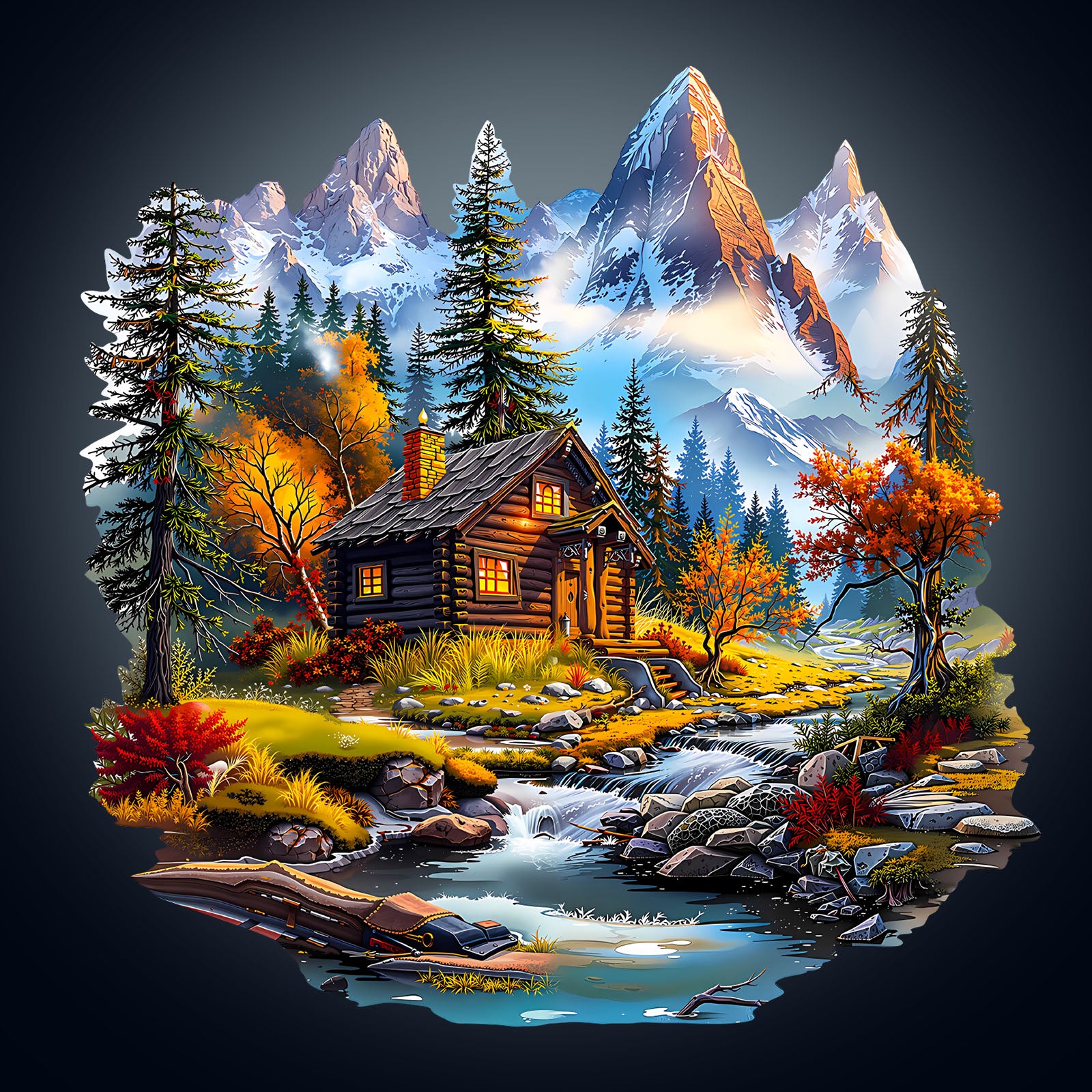 Alpine Flow Wooden Jigsaw Puzzle