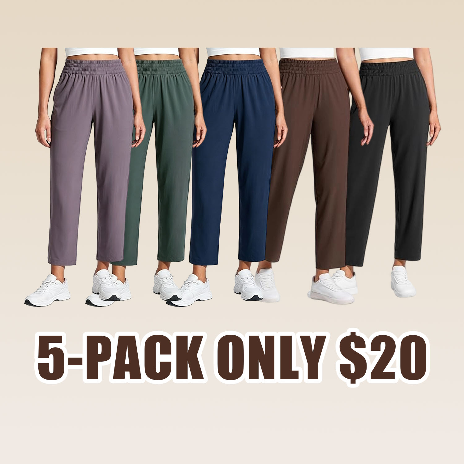 Lightweight Drapey Tapered Ankle Pants for Women