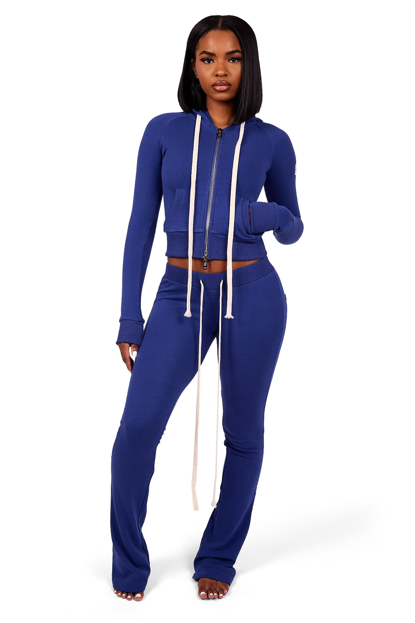 BODY KNITWEAR PANTS (COBALT BLUE)