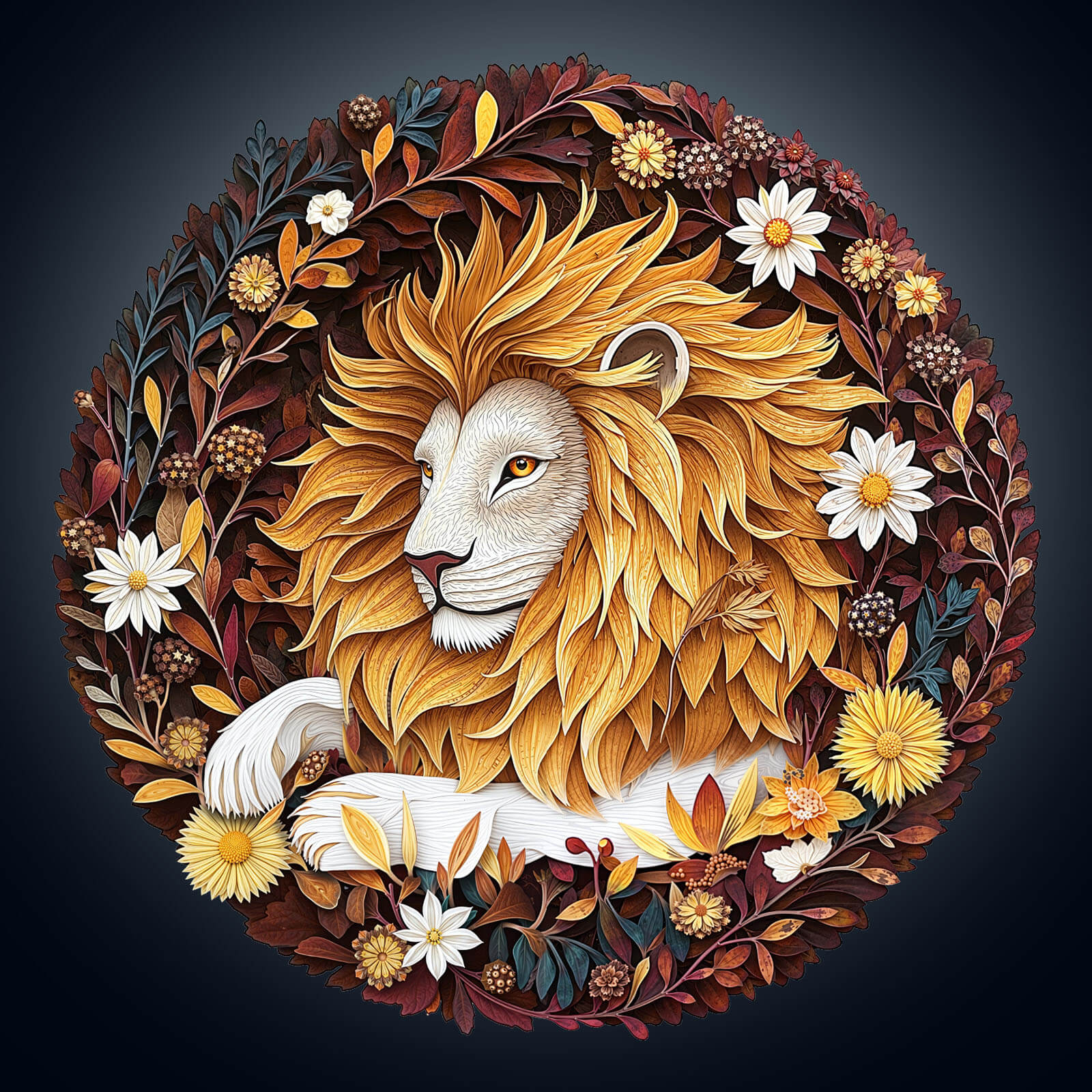Forest Dreamers- Lion Wooden Jigsaw Puzzle