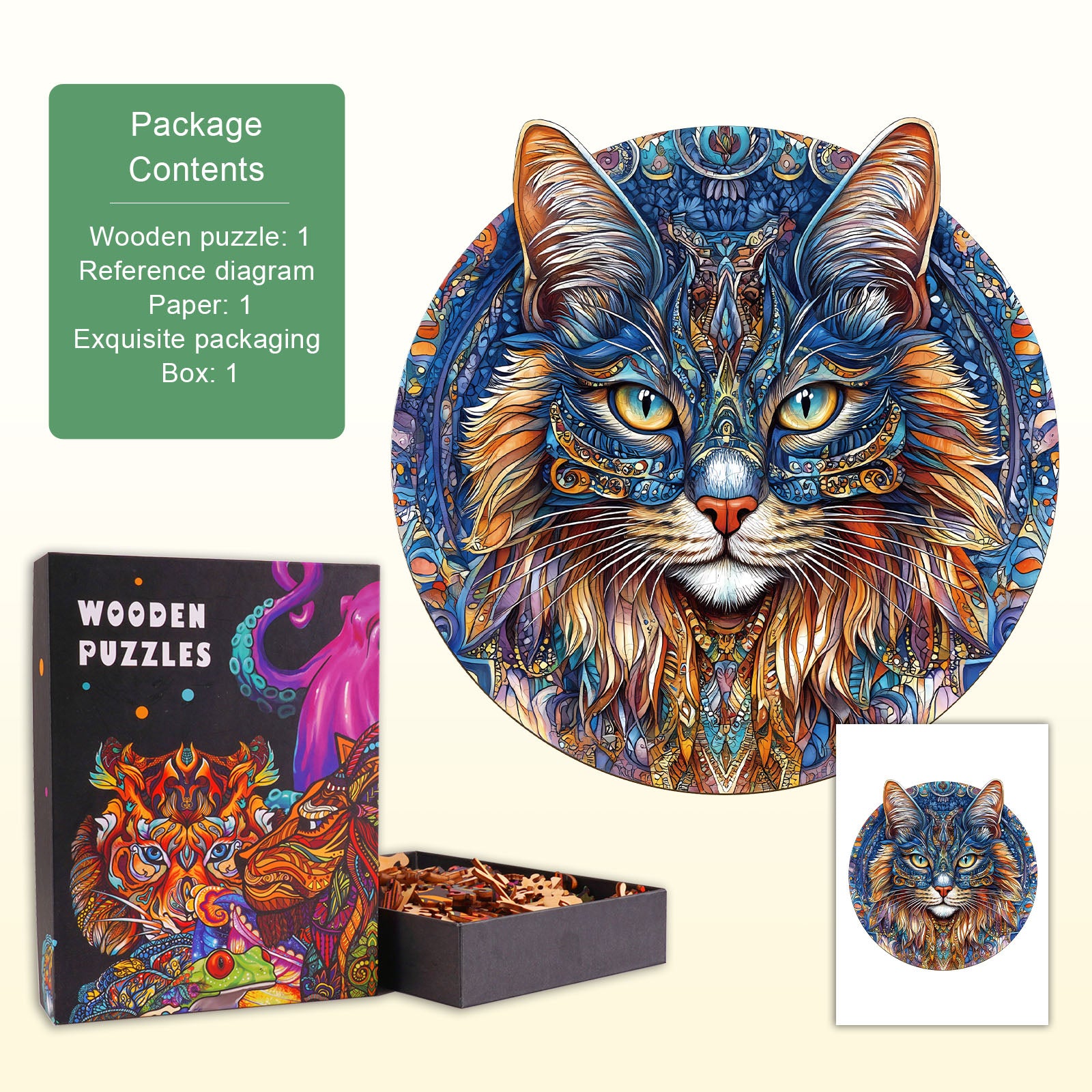 Royal Whiskers Wooden Jigsaw Puzzle