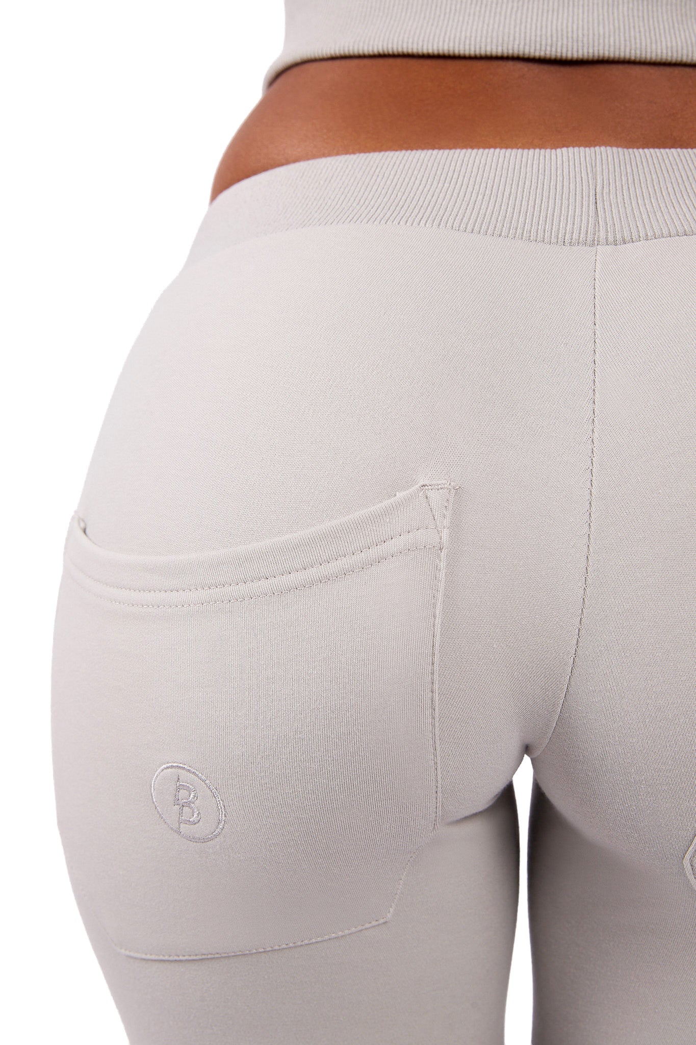 BODY KNITWEAR PANTS (PALE GREY)