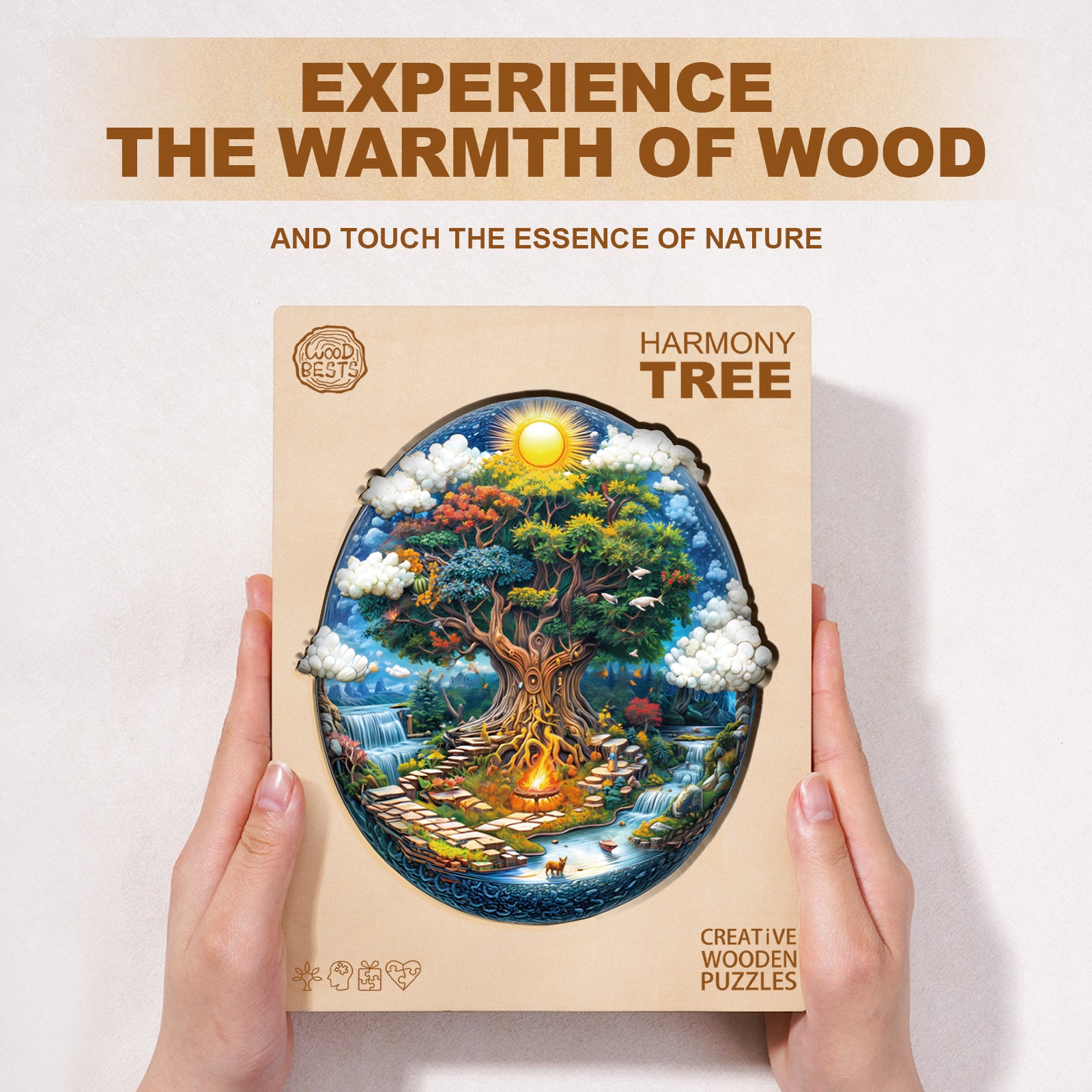 Harmony Tree Wooden Jigsaw Puzzle