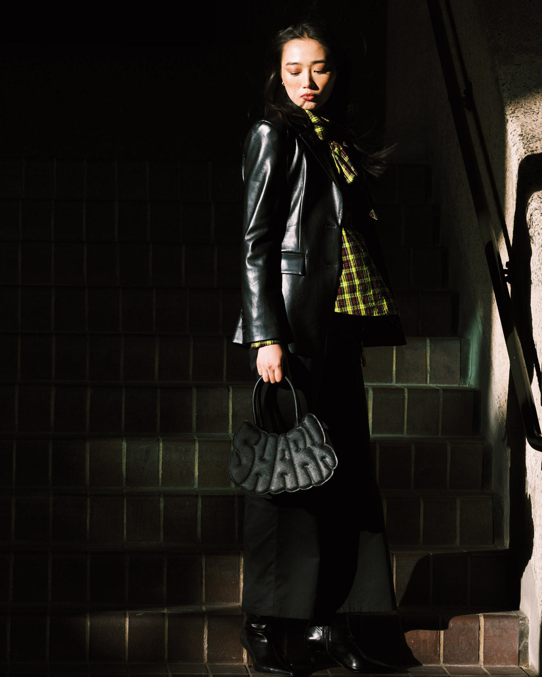 THE PHANTOM FADE SHARK HANDBAG