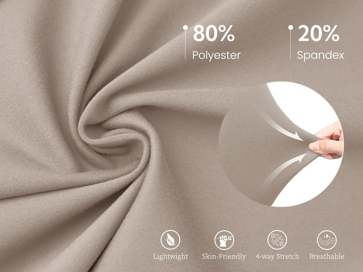 2026 FireSwan Flex High-Waisted Elastic Yoga Pants for Women, featuring back pockets, slightly flared legs, and a tummy-control design, suitable for office and everyday wear.