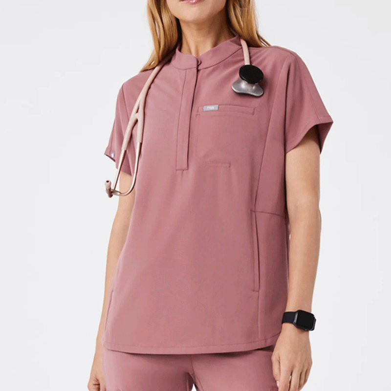 Stretch Scrub Top & Jogger Scrub Pants Set