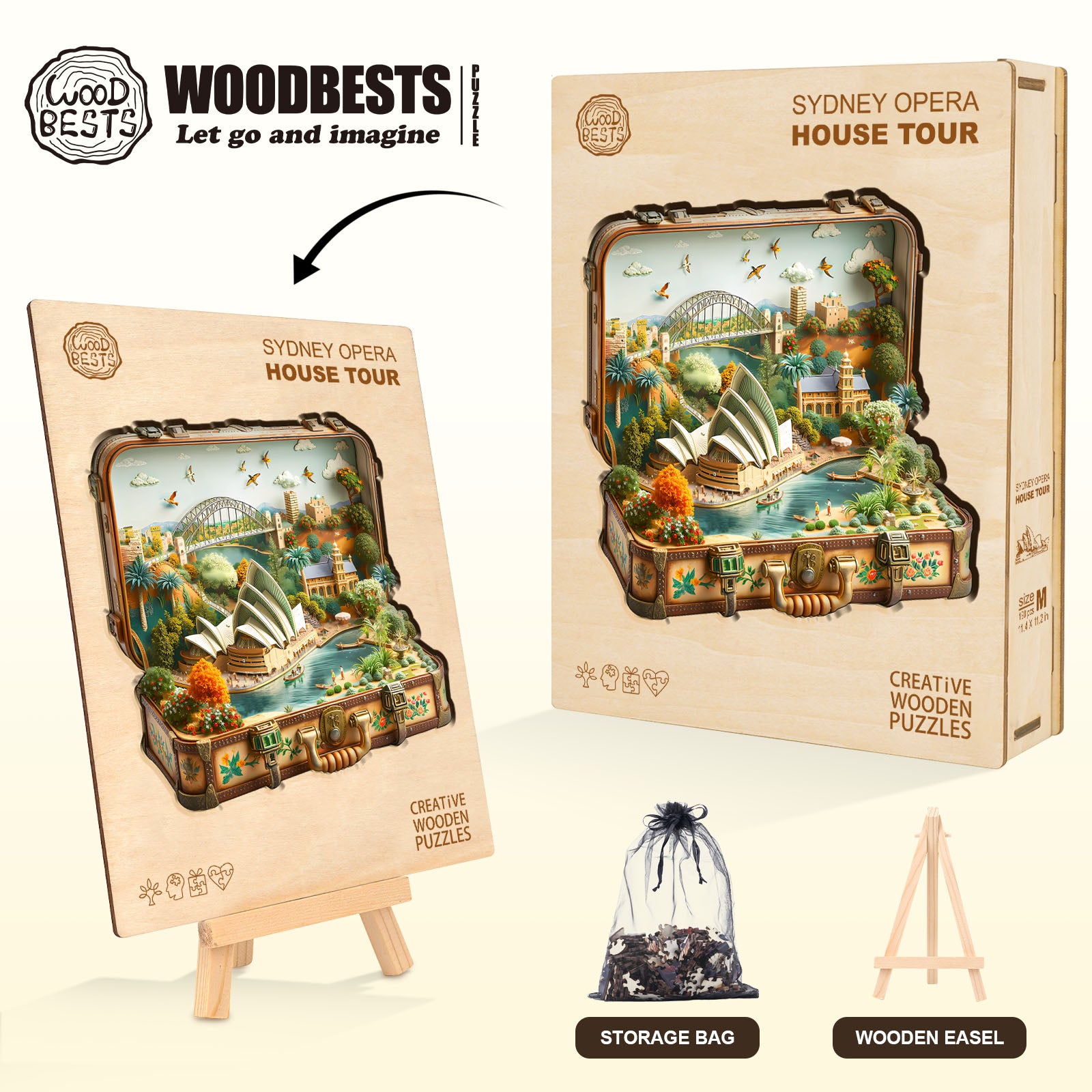 Sydney Opera House Tour Wooden Jigsaw Puzzle