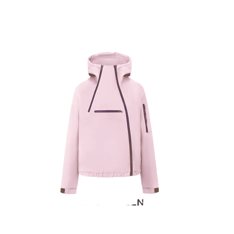 Women's Asymmetric Zip Waterproof Hoodie Jacket