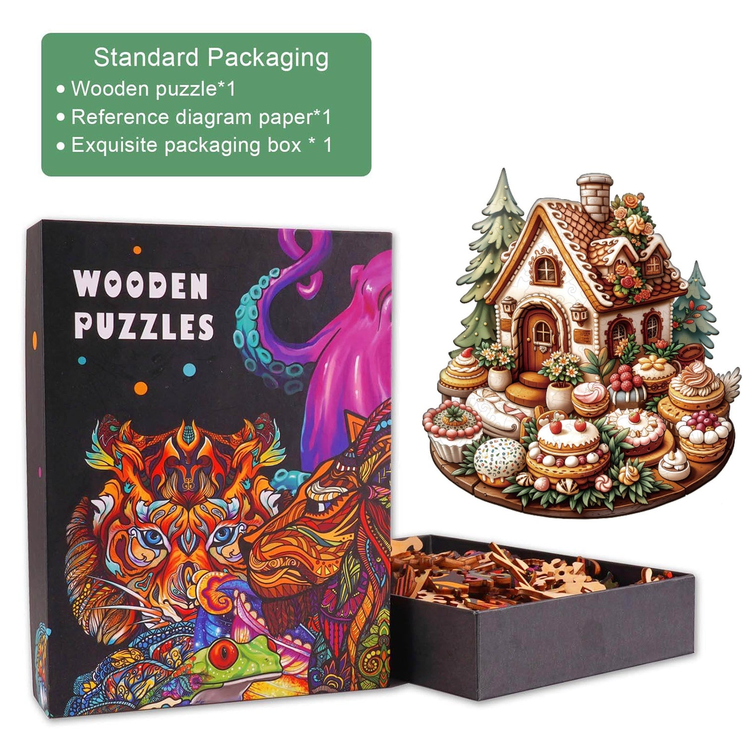 Sweet House Wooden Jigsaw Puzzle