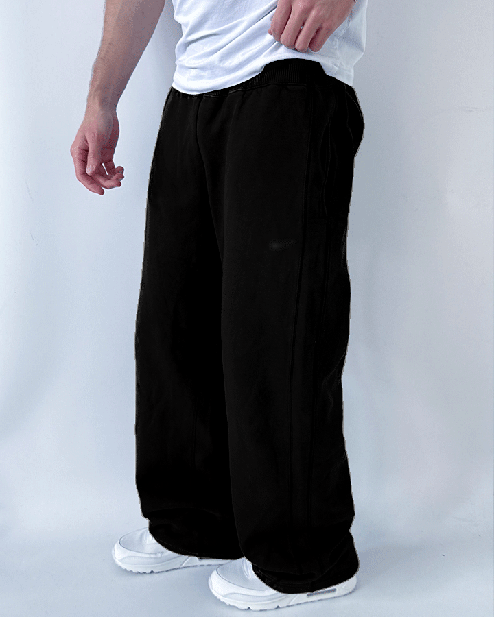 Baggy Fleece Joggers (Relaxed Wide Fit)