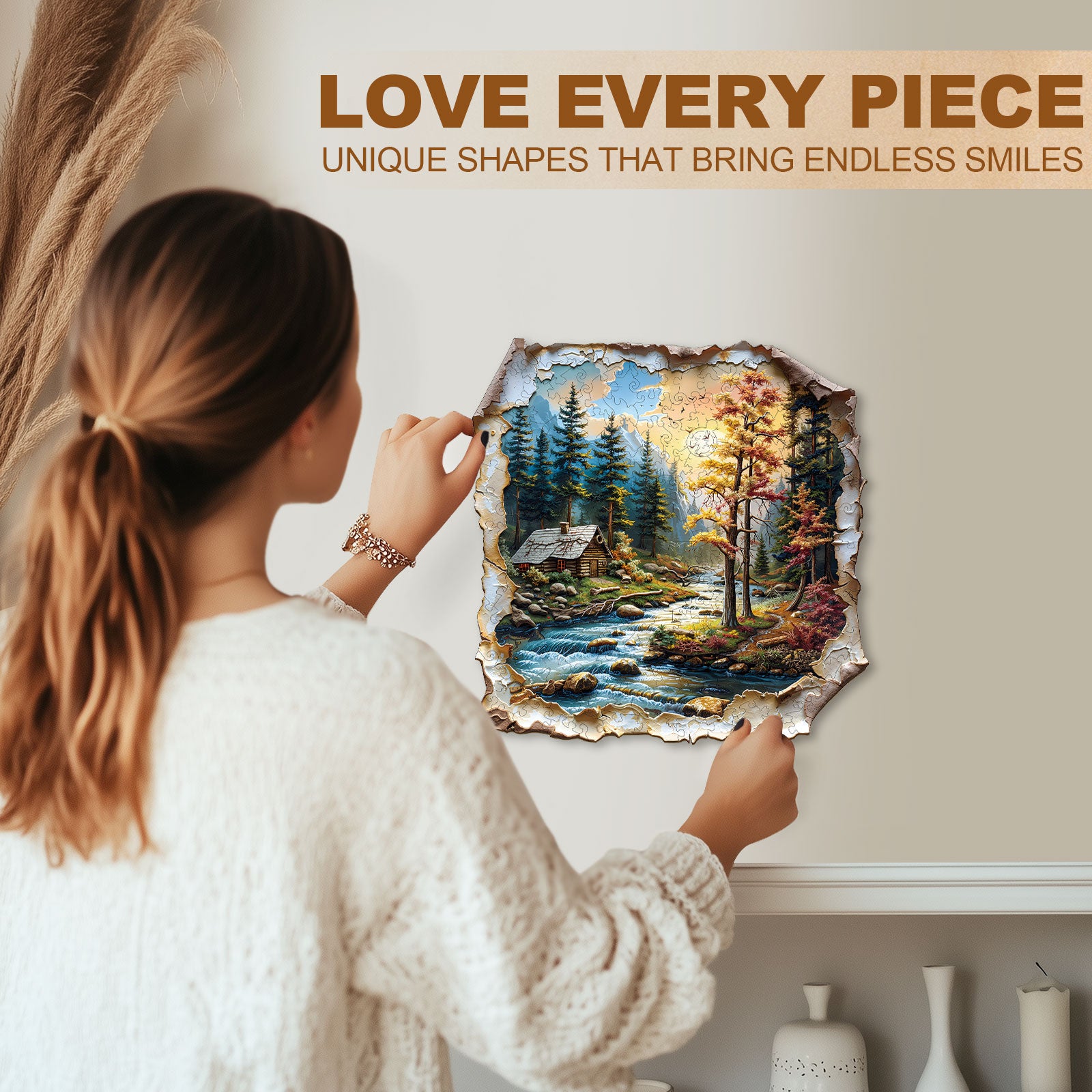 Autumn Dreamscape Wooden Jigsaw Puzzle