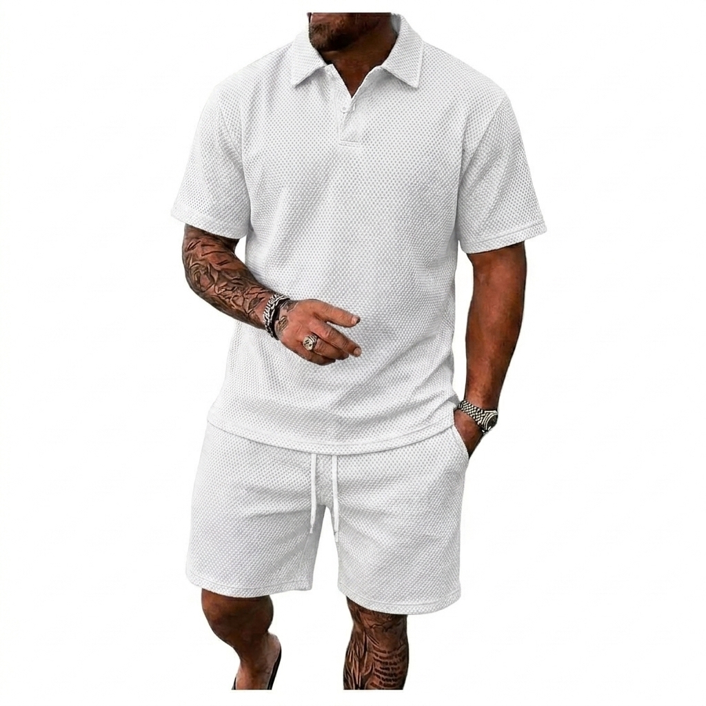 Men's Summer 2 Piece Athletic Casual Set