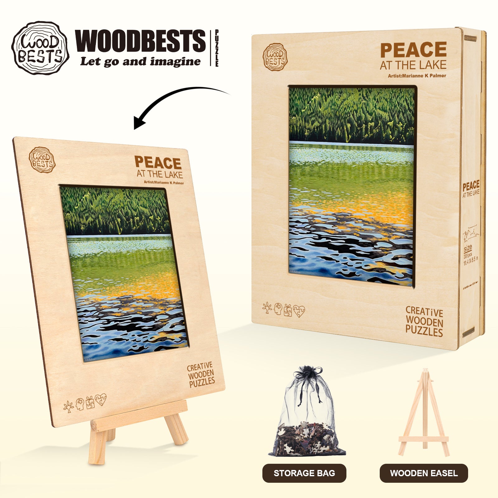 Peace at the Lake - By Artist Marianne K Palmer