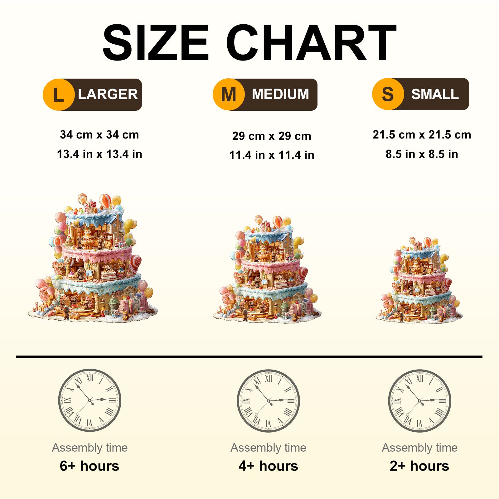 Bear's House - Birthday Wooden Jigsaw Puzzle