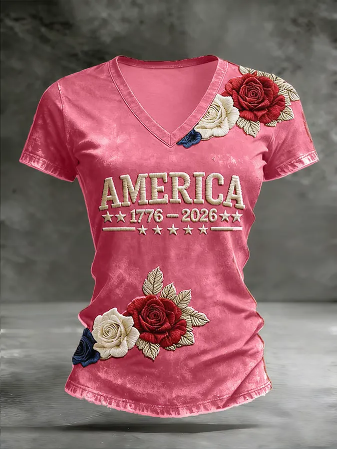 Women's America 250th Anniversary Print T-Shirt