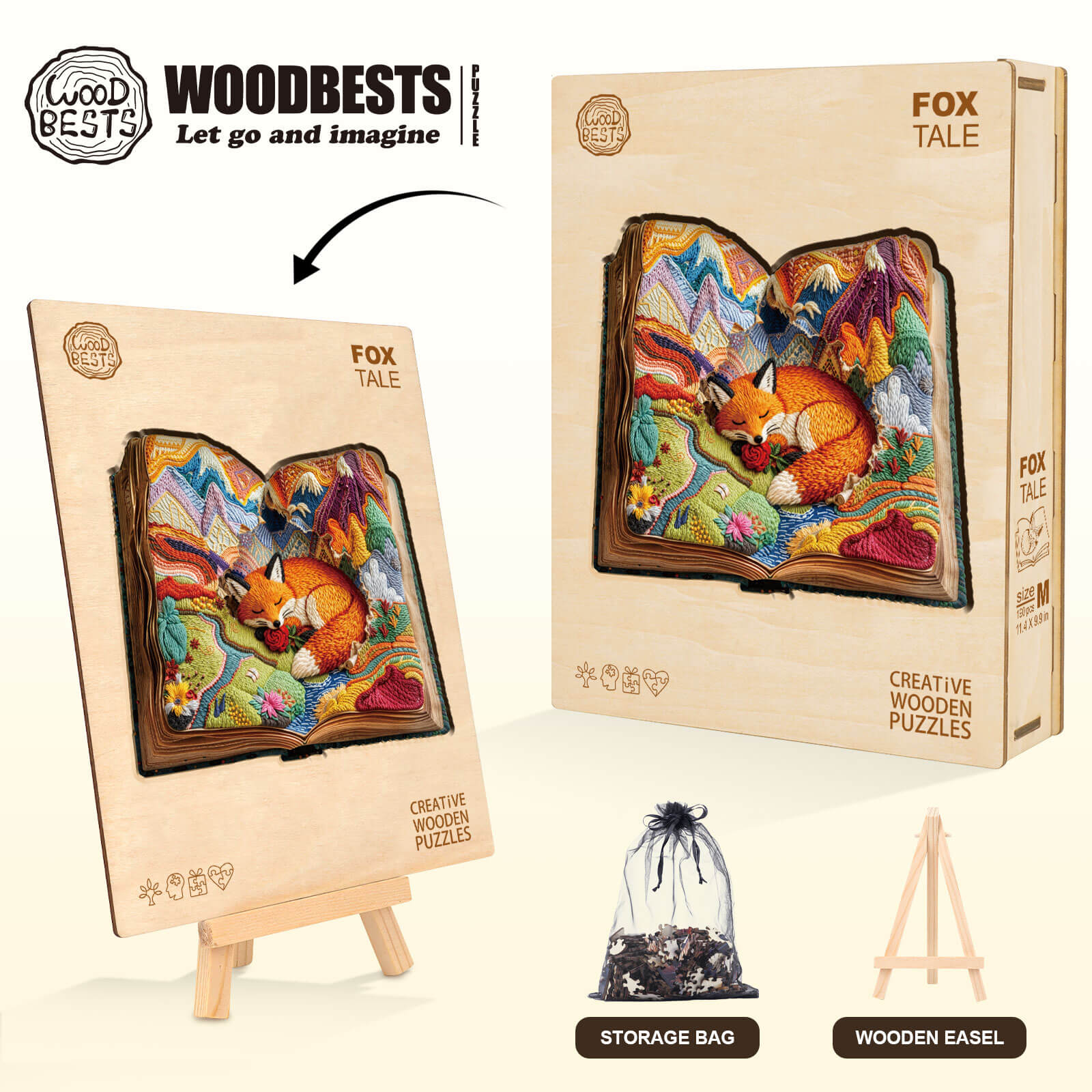 Fox Tale Wooden Jigsaw Puzzle