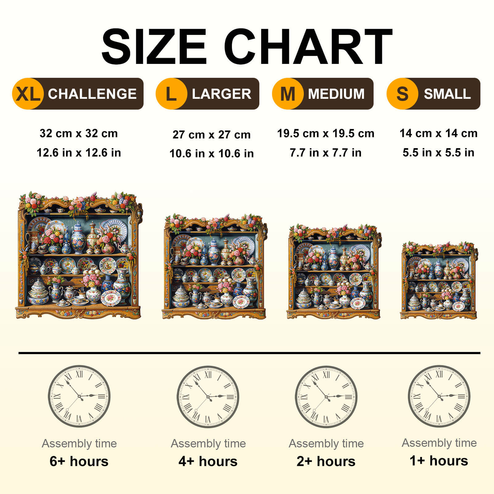 Porcelain Treasures Wooden Jigsaw Puzzle