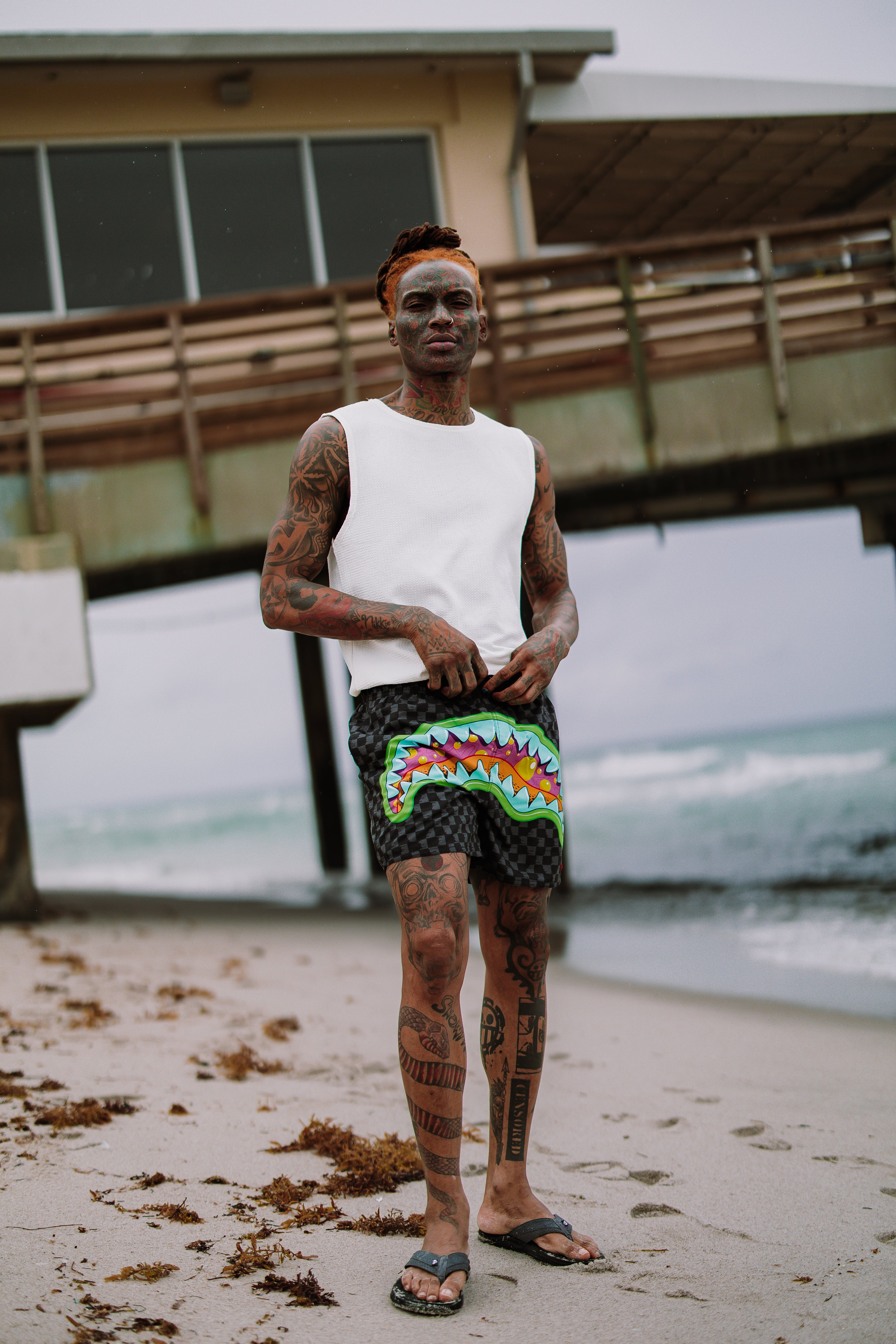 SLIME TAKEOVER SWIM SHORTS