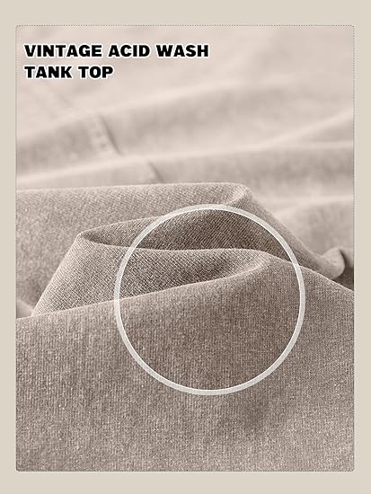 Vintage Acid Wash Muscle Tank