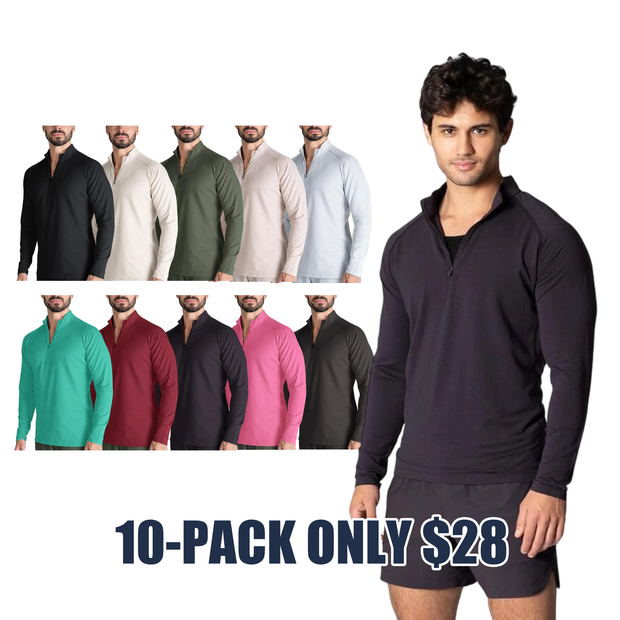 Men’s Lightweight Quarter Zip Training Top