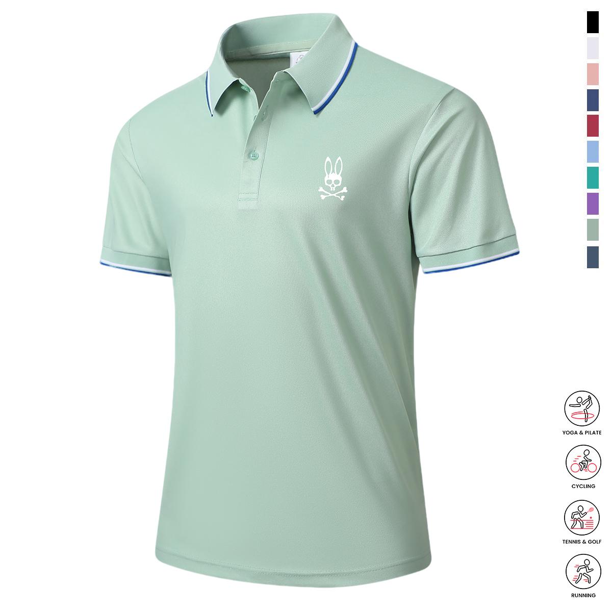 Men's Casual Short-Sleeve Polo Shirt