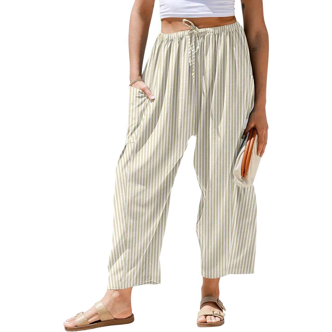 Women's SS26 Wide Leg Gingham Plaid Pants💐