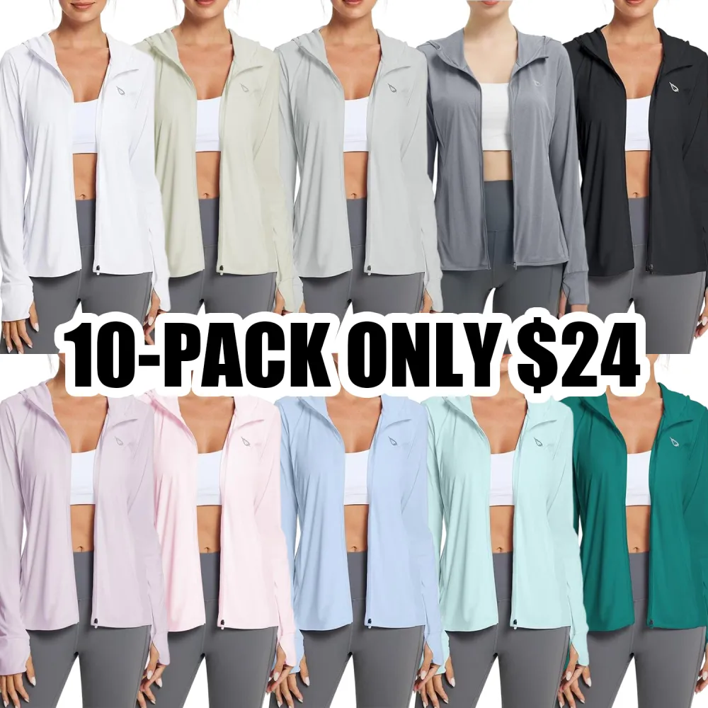 Women's UPF 50+ Sun Hoodie – Lightweight UV Protection Jacket for Hiking, Gardening & Summer Outdoors