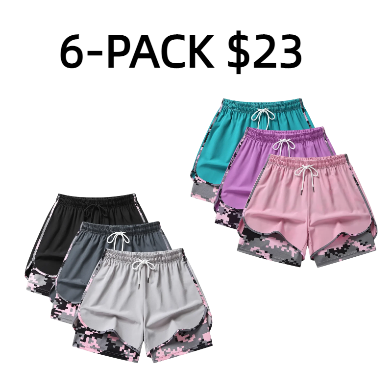 3-pack women’s casual athletic shorts