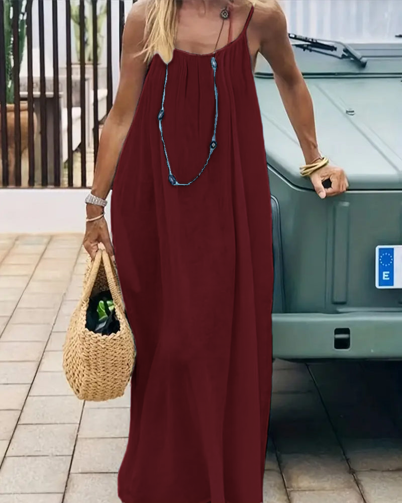 Women’s Summer Backless Cami Dress