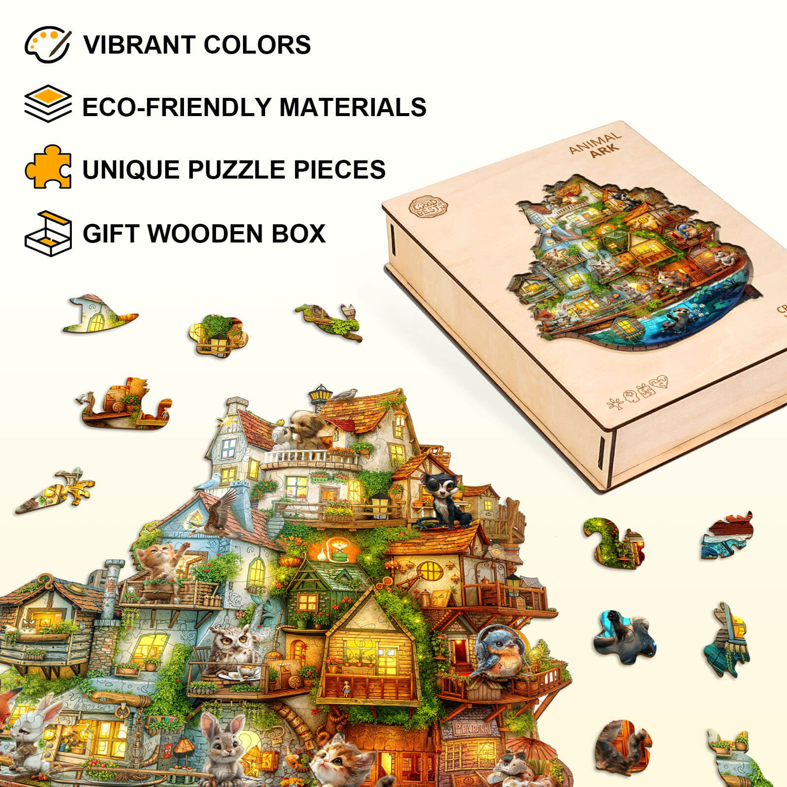 Animal Ark Wooden Jigsaw Puzzle