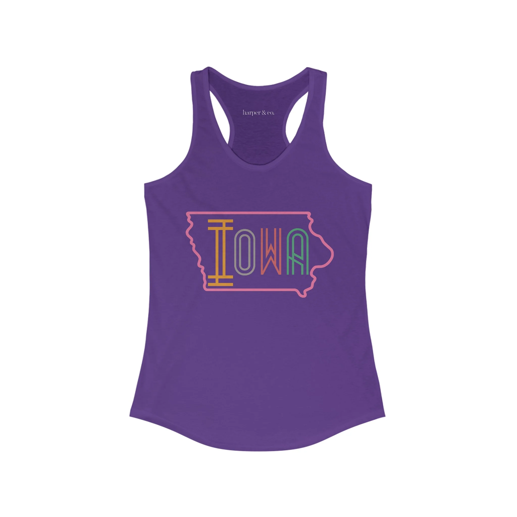 Iowa Pink Women's  Racerback Tank