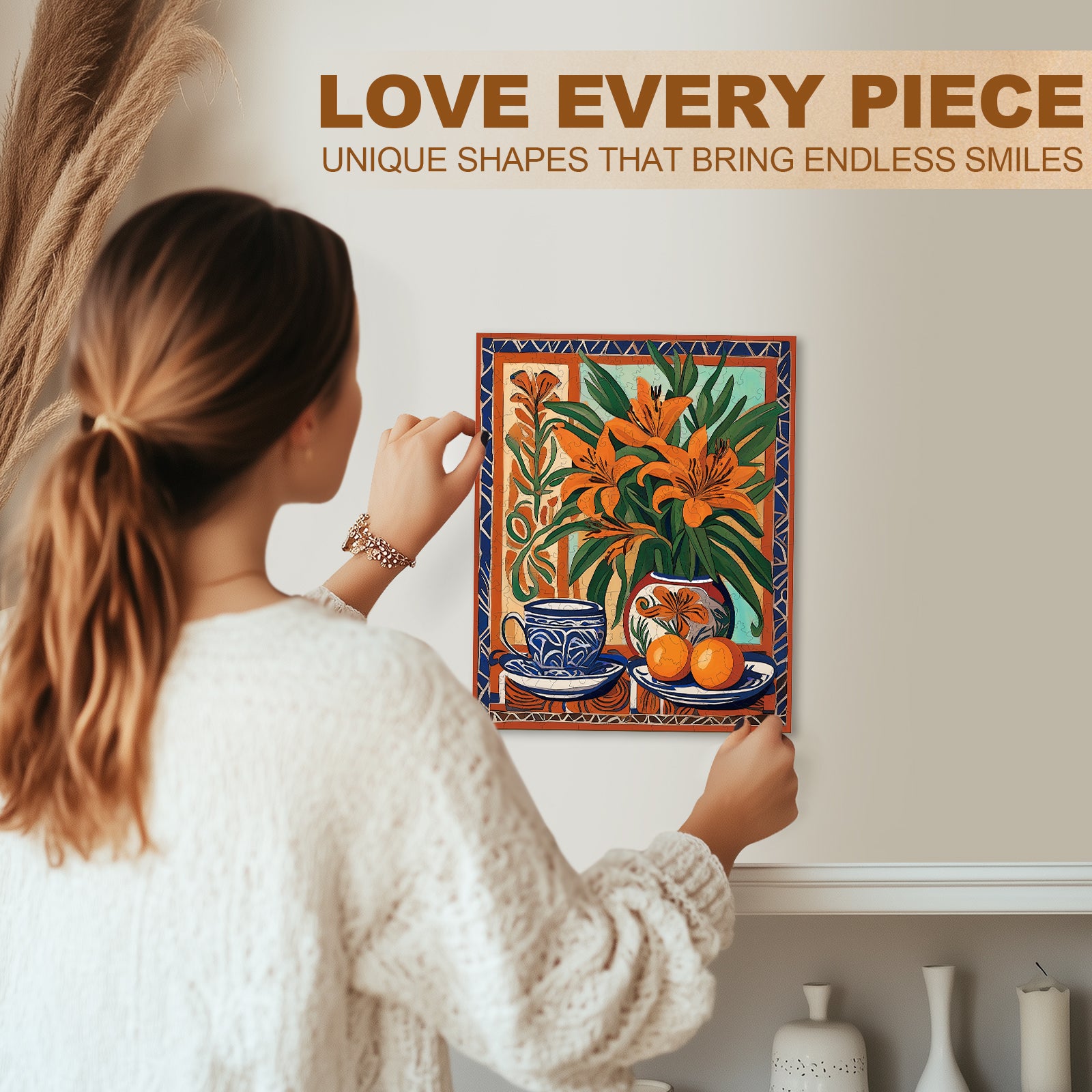 Orange Asiatic Lilies - By Artist Nicholas John VARDAXIS