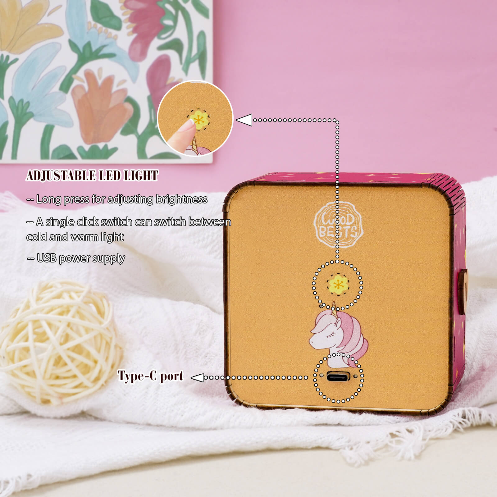 My Little Pony Kit - Personalized 3D Wooden Puzzle Night Light