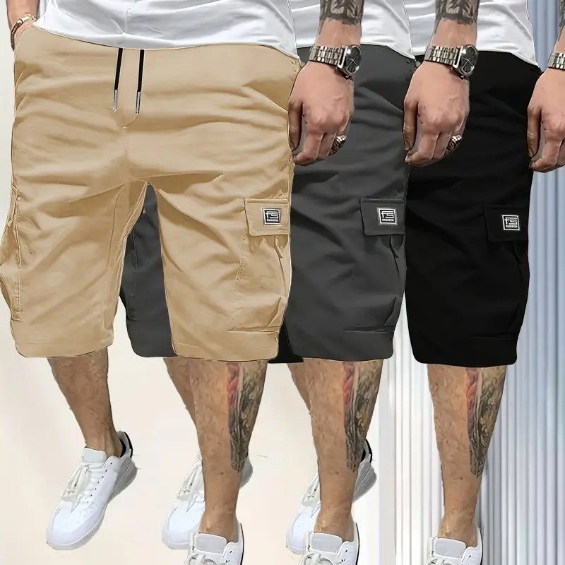 🔥Men's Multi-Pocket Cargo Shorts Casual Streetwear Set