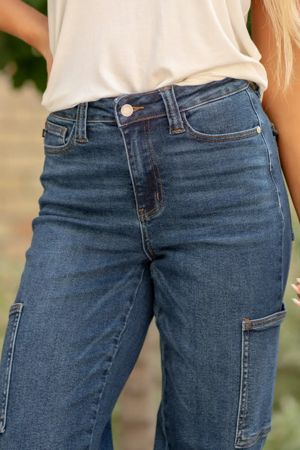 See You Next Week High Rise Cargo Wide Leg Regular & Plus Sizes