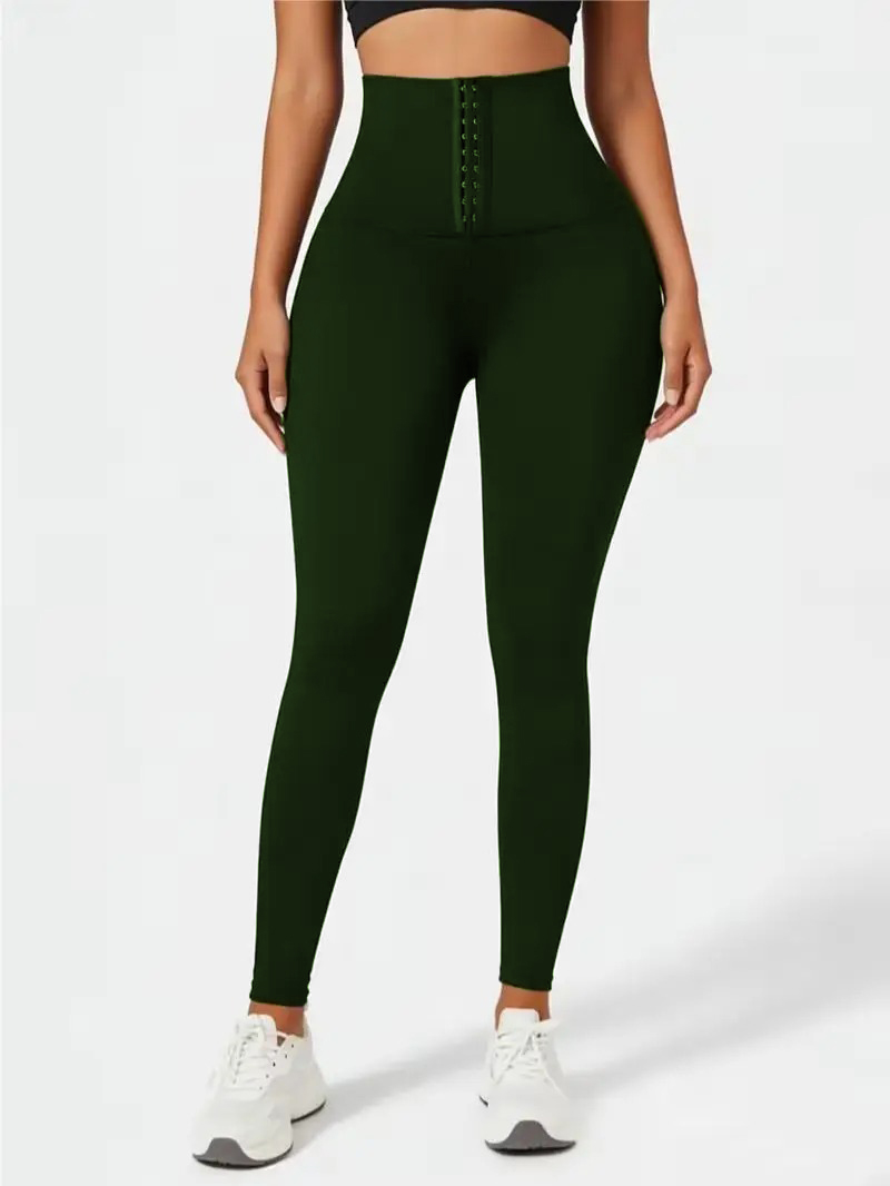 Women's Fitness Pants with Corset Design