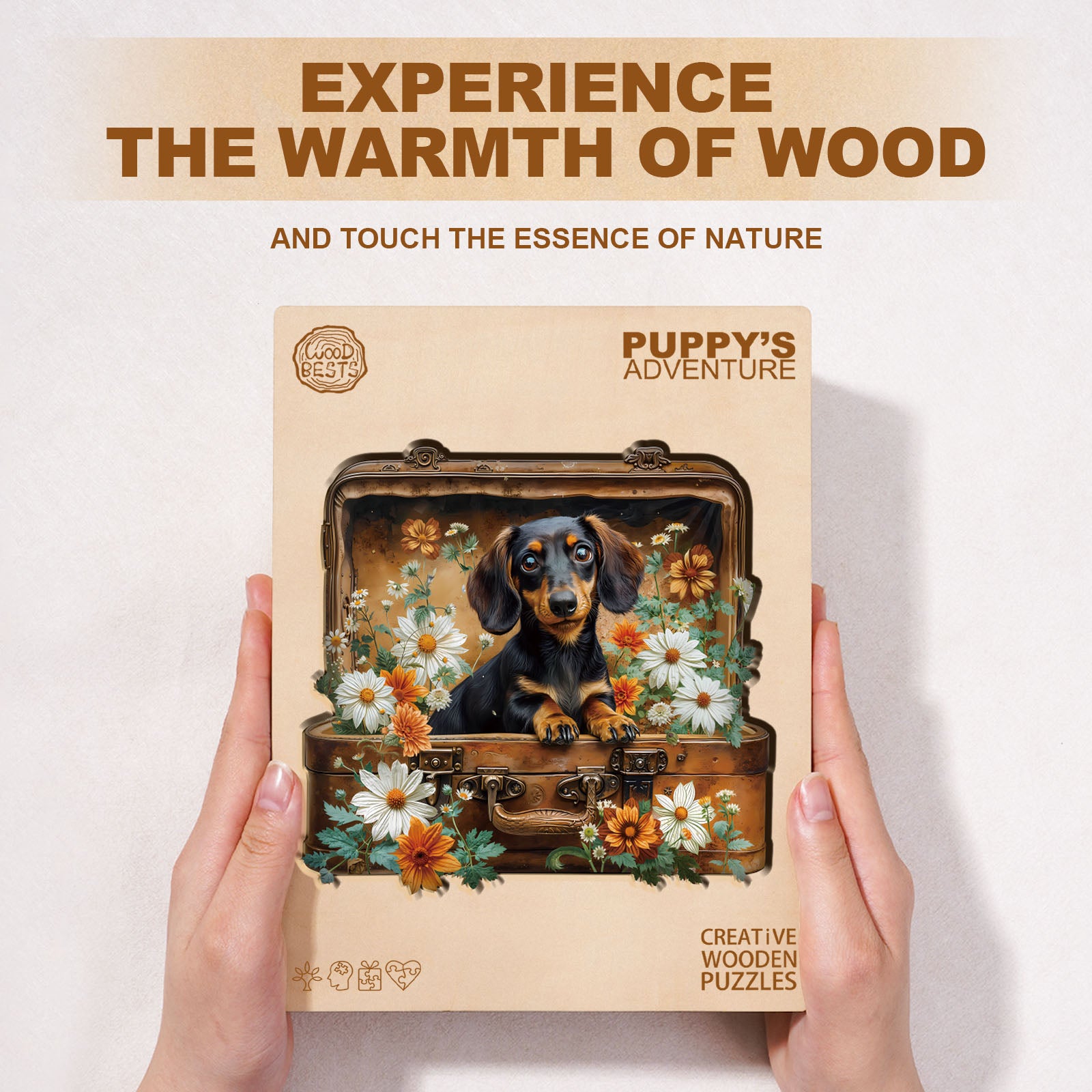 Puppy’s Adventure Wooden Jigsaw Puzzle
