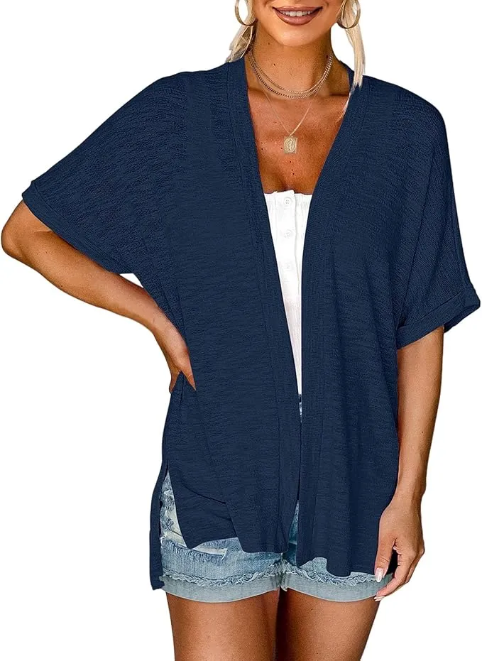 🔥Stylish Flowy Short Sleeve Cardigan