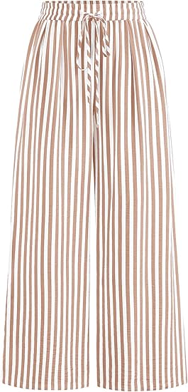 🔥Women’s Striped Palazzo Trousers