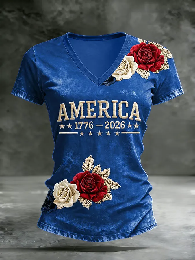 Women's America 250th Anniversary Print T-Shirt