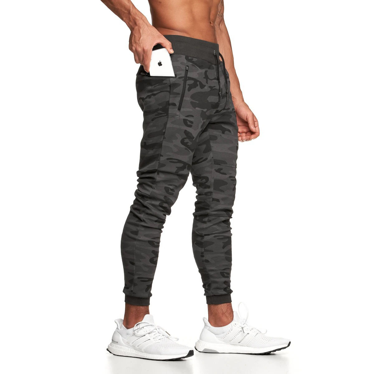 Men'S Camouflage Casual Knitted Pants