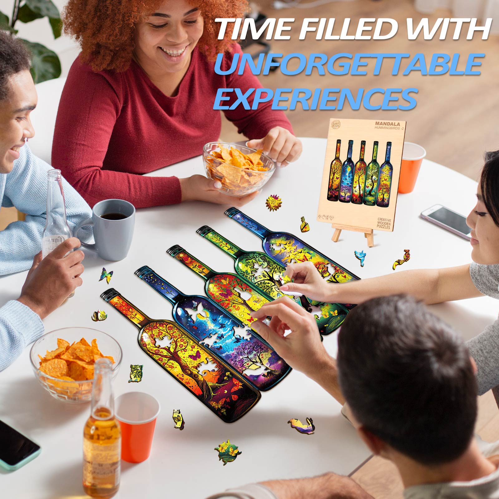 Bottle of Life Wooden Jigsaw Puzzle