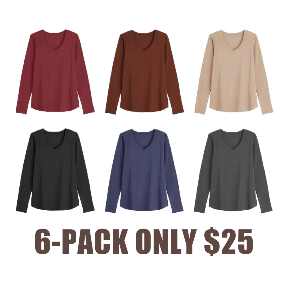 Women's Plus Size V-Neck T-Shirts –Casual Summer Tops