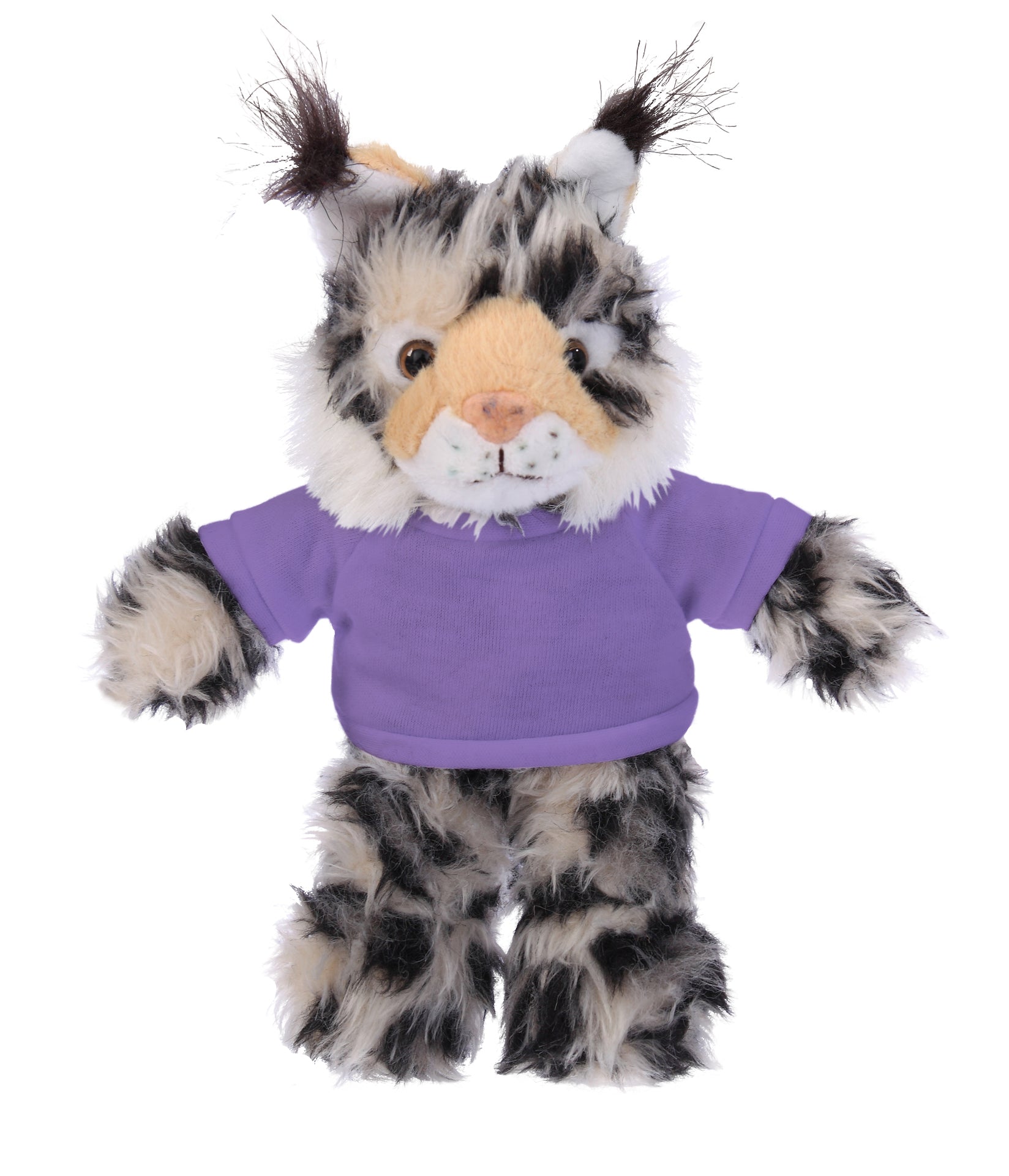 Floppy Wild Cat with Tee 8inch