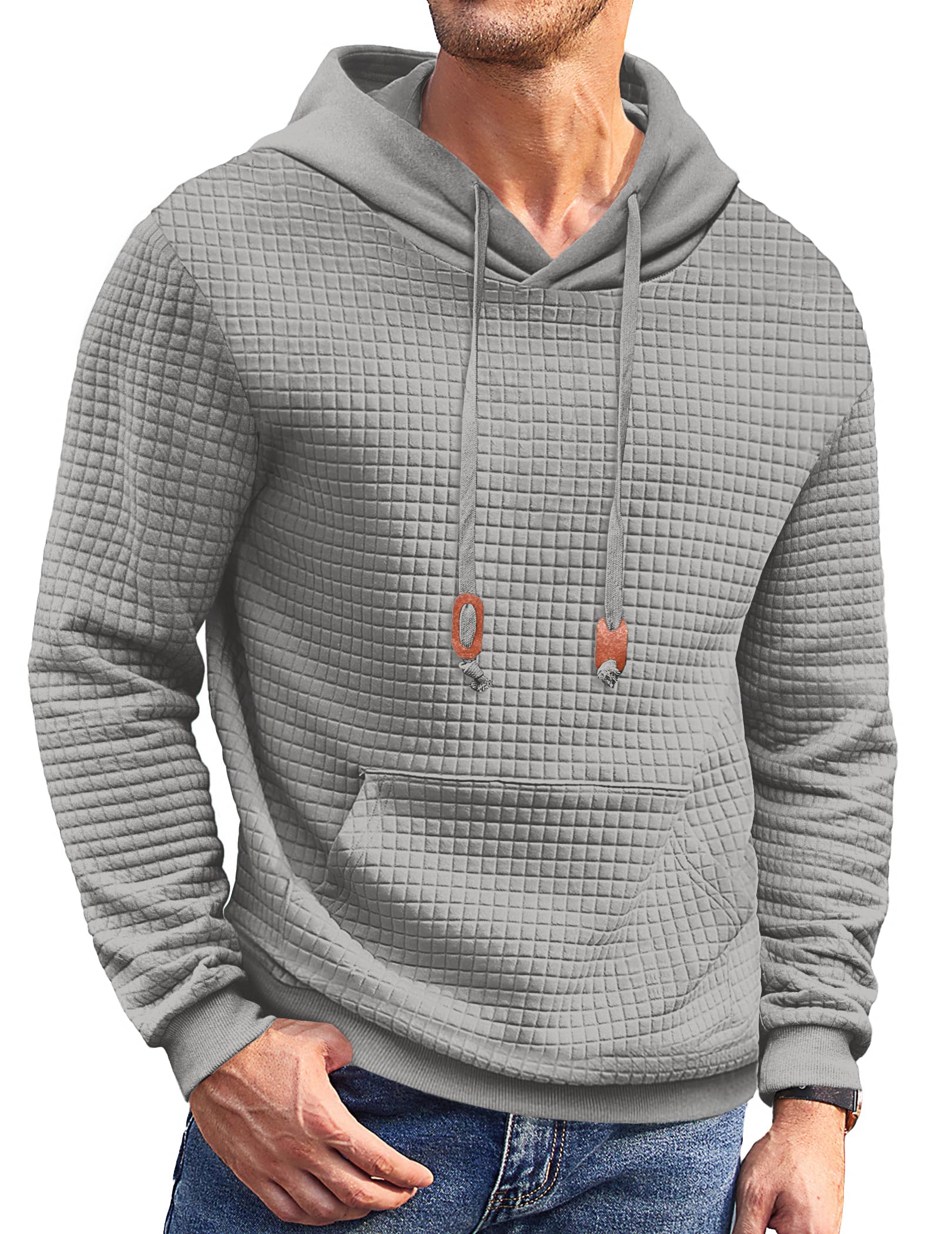 Men’s Athletic Pullover Hoodie with Kangaroo Pocket