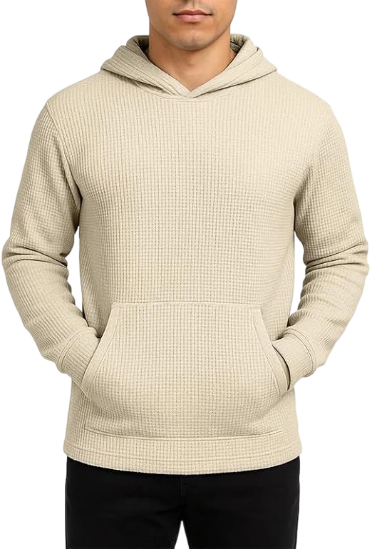 Men's Multi Pack Waffle Knit Pullover Hoodie (S-6XL)